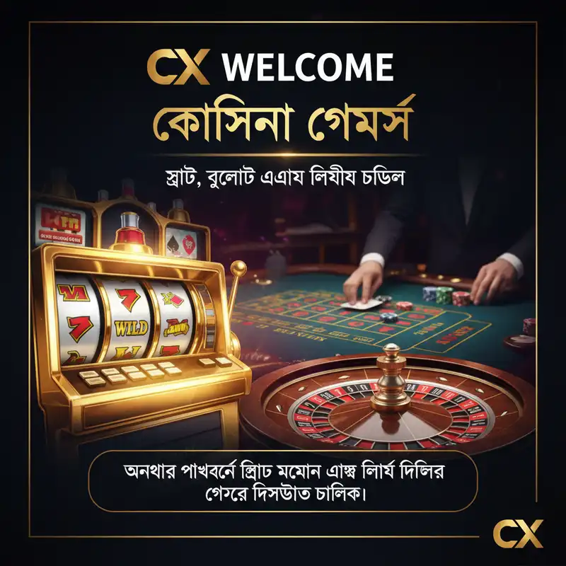 cx welcome ক্যাসিনো গেমসের সেরা সংগ্রহ